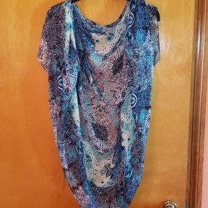 New York & Company Convertible kimono & scarf
